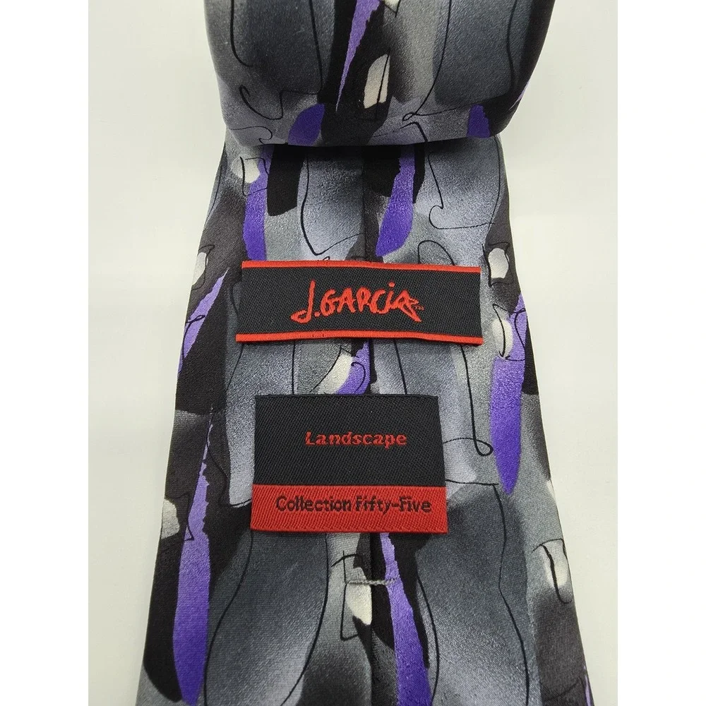 Jerry J Garcia Black Purple Gray 